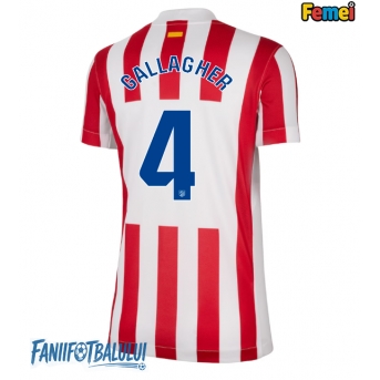 Atletico Madrid Conor Gallagher #4 Tricou Fotbal Replică 2025-26 Femei Acasa